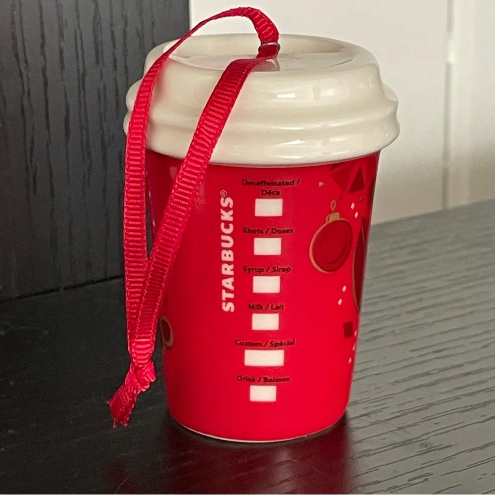 $10 SALE Holiday 2013 Ornament VTG Collectible Starbuck Christmas Holly